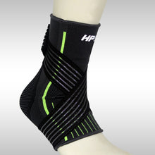 Load image into Gallery viewer, HPS | ANKLE SUPPORT BLK/GREEN LRG | CSI-SU132B