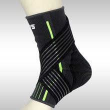 Load image into Gallery viewer, HPS | ANKLE SUPPORT BLK/GREEN LRG | CSI-SU132B