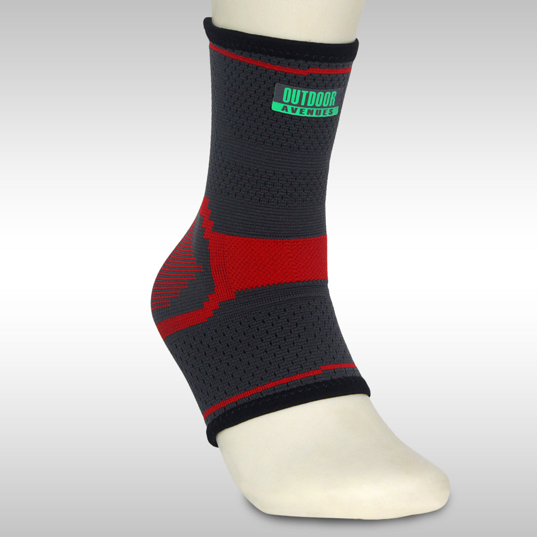 OUTDOOR AVENUES | ANKLE SUPPORT BLK/RED LARGE | CSMC571