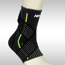 Load image into Gallery viewer, HPS | ANKLE SUPPORT BLK/GREEN LRG | CSI-SU132B
