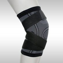 Load image into Gallery viewer, HPS | KNEE SUPPORT W/BANDAGE | BLACK | CSI-SU079
