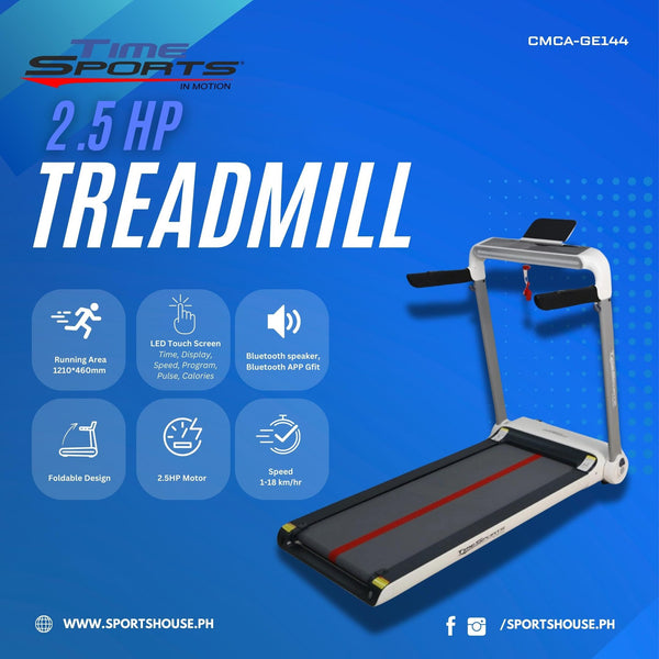 TIMESPORTS | 2.5 HP MOTORIZED TREADMILL | CMCA-GE144