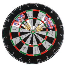 Load image into Gallery viewer, 18&quot; STEEL DARTBOARD W/PINS BL-18023 | MCAXN-DA001
